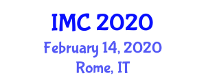 International Microfluidics Conference (IMC) February 14, 2020 - Rome, Italy