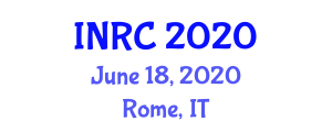 International Nutrition Research Conference (INRC) June 18, 2020 - Rome, Italy