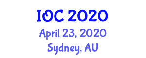 International Oncology Conference (IOC) April 23, 2020 - Sydney, Australia