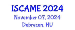 International Scientific Conference on Advances in Mechanical Engineering (ISCAME) November 07, 2024 - Debrecen, Hungary