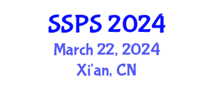 International Symposium on Signal Processing Systems (SSPS) March 22, 2024 - Xi'an, China International Symposium on Signal Processing Systems (SSPS) March 22, 2024 - Xi'an, China