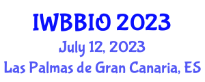 International Work-Conference on Bioinformatics and Biomedical Engineering (IWBBIO) July 12, 2023 - Las Palmas de Gran Canaria, Spain
