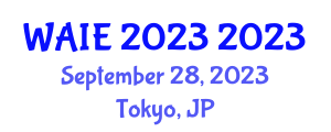 International Workshop on Artificial Intelligence and Education (WAIE 2023) September 28, 2023 - Tokyo, Japan