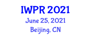 International Workshop on Pattern Recognition (IWPR) June 25, 2021 - Beijing, China