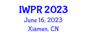 International Workshop on Pattern Recognition (IWPR) June 16, 2023 - Xiamen, China