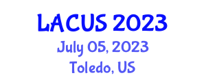 Linguistic Association of Canada and the United States (LACUS) July 05, 2023 - Toledo, United States