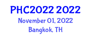 Public Health Conference (PHC2022) November 01, 2022 - Bangkok, Thailand