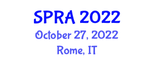 Symposium on Pattern Recognition and Applications (SPRA) October 27, 2022 - Rome, Italy