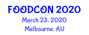 The Annual Conference on Food Science and Technology (FOODCON) March 23, 2020 - Melbourne, Australia