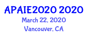 The Asia-Pacific Association for International Education APAIE 2020 (APAIE2020) March 22, 2020 - Vancouver, Canada