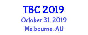 The Brain Conference (TBC) October 31, 2019 - Melbourne, Australia