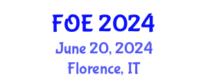 The Future of Education - International Conference (FOE) June 20, 2024 - Florence, Italy