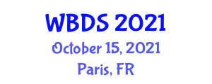 Workshop on Big Data Sciences (WBDS) October 15, 2021 - Paris, France
