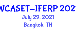 World Conference on Applied Science, Engineering and Technology, "Technological Developments and Modern Trends in Applied Science and Advanced Engineering" (WCASET-IFERP) July 29, 2021 - Bangkok, Thailand