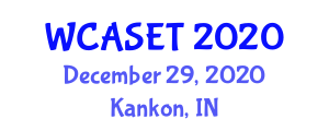 World Conference on Applied Science, Engineering and Technology (WCASET) December 29, 2020 - Kankon, India