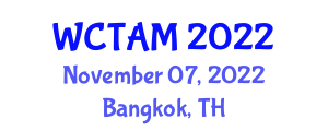 World Conference on Traditional and Alternative Medicine (WCTAM) November 07, 2022 - Bangkok, Thailand