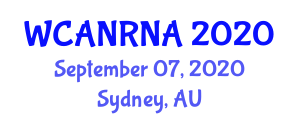 World Congress on Advanced Nano Research and Nanotechnology Applications (WCANRNA) September 07, 2020 - Sydney, Australia