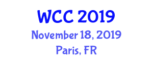 World Congress on Chemistry (WCC) November 18, 2019 - Paris, France