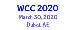World Congress on Chemistry (WCC) March 30, 2020 - Dubai, United Arab Emirates