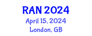 World Congress on Recent Advances in Nanotechnology (RAN) April 15, 2024 - London, United Kingdom
