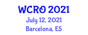World Congress on Rheumatology and Orthopedics (WCRO) July 12, 2021 - Barcelona, Spain