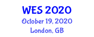 World Entrepreneur Summits (WES) October 19, 2020 - London, United Kingdom World Entrepreneur Summits (WES) October 19, 2020 - London, United Kingdom