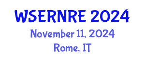 World Summit and Expo on Renewable and Non-Renewable Energy (WSERNRE) November 11, 2024 - Rome, Italy
