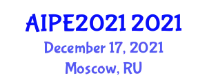 International Conference on Artificial Intelligence and Power Engineering (AIPE2021) December 17, 2021 - Moscow, Russia