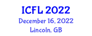 International Conference on Future Learning (ICFL) December 16, 2022 - Lincoln, United Kingdom