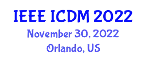 International Conference on Data Mining (IEEE ICDM) November 30, 2022 - Orlando, United States