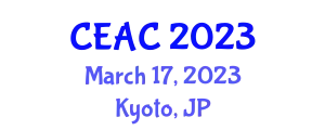 International Civil Engineering and Architecture Conference (CEAC) March 17, 2023 - Kyoto, Japan