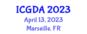 International Conference on Geoinformatics and Data Analysis (ICGDA) April 13, 2023 - Marseille, France