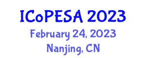 International Conference on Power Energy Systems and Applications (ICoPESA) February 24, 2023 - Nanjing, China