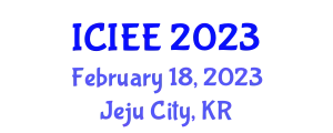 International Conference on Information and Electronics Engineering (ICIEE) February 18, 2023 - Jeju City, Republic of Korea