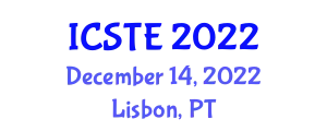 International Conference on Sustainability, Technology and Education December 14, 2022 - Lisbon, Portugal