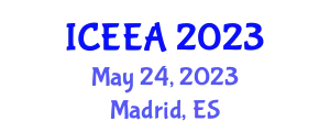 International Conference on Environmental Engineering and Applications (ICEEA) May 24, 2023 - Madrid, Spain