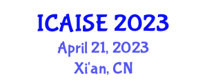 International Conference on Artificial Intelligence and Software Engineering (ICAISE) April 21, 2023 - Xi'an, China