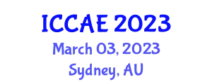 International Conference on Computer and Automation Engineering (ICCAE) March 03, 2023 - Sydney, Australia