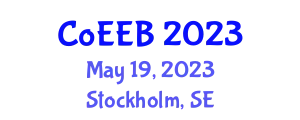 International Joint Conference on Environmental Engineering and Biotechnology (CoEEB) May 19, 2023 - Stockholm, Sweden