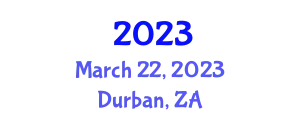 International Conference on Business Resilience, Continuity and Regeneration March 22, 2023 - Durban, South Africa