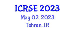 International Conference on Reliability and Safety Engineering (ICRSE) May 02, 2023 - Tehran, Iran