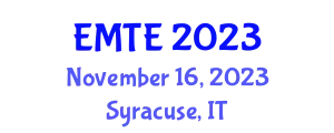 European Medical Tourism EMT November 16, 2023 - Syracuse, Italy