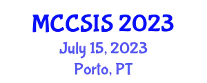 Multi Conference on Computer Science and Information Systems (MCCSIS) July 15, 2023 - Porto, Portugal