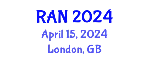 World Congress on Recent Advances in Nanotechnology (RAN) April 15, 2024 - London, United Kingdom