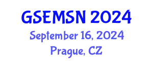 Global Summit On  Materials Science and Nanoscience (GSEMSN) September 16, 2024 - Prague, Czechia