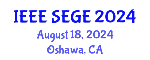 International Conference on Smart Energy Grid Engineering (IEEE SEGE) August 18, 2024 - Oshawa, Canada