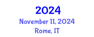 World Summit and Expo on Civil Engineering and Infrastructure November 11, 2024 - Rome, Italy
