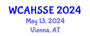 World Conference on Arts, Humanities, Social Sciences and Education May 13, 2024 - Vienna, Austria