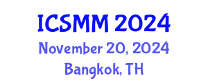 International Conference on Sensors, Materials and Manufacturing (ICSMM) November 20, 2024 - Bangkok, Thailand