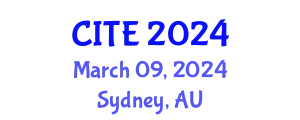International Conference on Computing and Information Technology (CITE) March 09, 2024 - Sydney, Australia